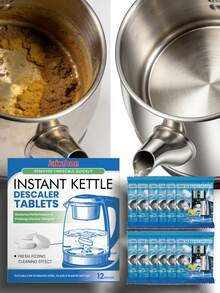 泡腾除垢片 - 多用途除垢剂和去污剂，快速溶解并清洁水壶，令其光亮洁净 - 粉狀 - 查看 8