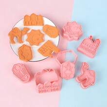 Bộ 6/8 khuôn cắt bánh quy Eid Mubarak hình trăng sao, Ramadan Kareem, dùng làm khuôn bánh fondant, trang trí bánh chủ đề Hồi giáo, tiệc tùng, tự làm bánh. - Nhiều màu - Xem 12