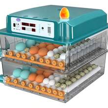 Incubadora 120 Huevos Automática Doble Energía | Hogar Crianza | Incubadora Avícola | Versátil Confiable - Multicolor - Ver 1
