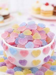 10/30/50/80/100/200 chiếc Kẹo dẻo hình gấu dẹt mini nhiều màu sắc, ngôi sao, trái tim bằng nhựa, thích hợp làm đồ trang sức, trang trí ốp điện thoại, sổ lưu niệm, đồ thủ công DIY, nghệ thuật làm móng, kẹp tóc, bông tai. - Nhiều màu - Xem 3