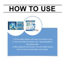 泡腾除垢片 - 多用途除垢剂和去污剂，快速溶解并清洁水壶，令其光亮洁净 - 粉狀 - 查看 9