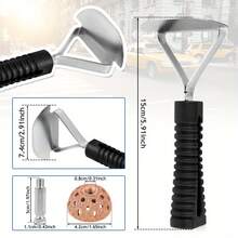 3件套轮胎修补抛光工具，轮胎修补套装，42mm抛光头，压力滚轮和刮刀 - 用于汽车轮胎研磨、修补和抛光 - 3件套 - 查看 2