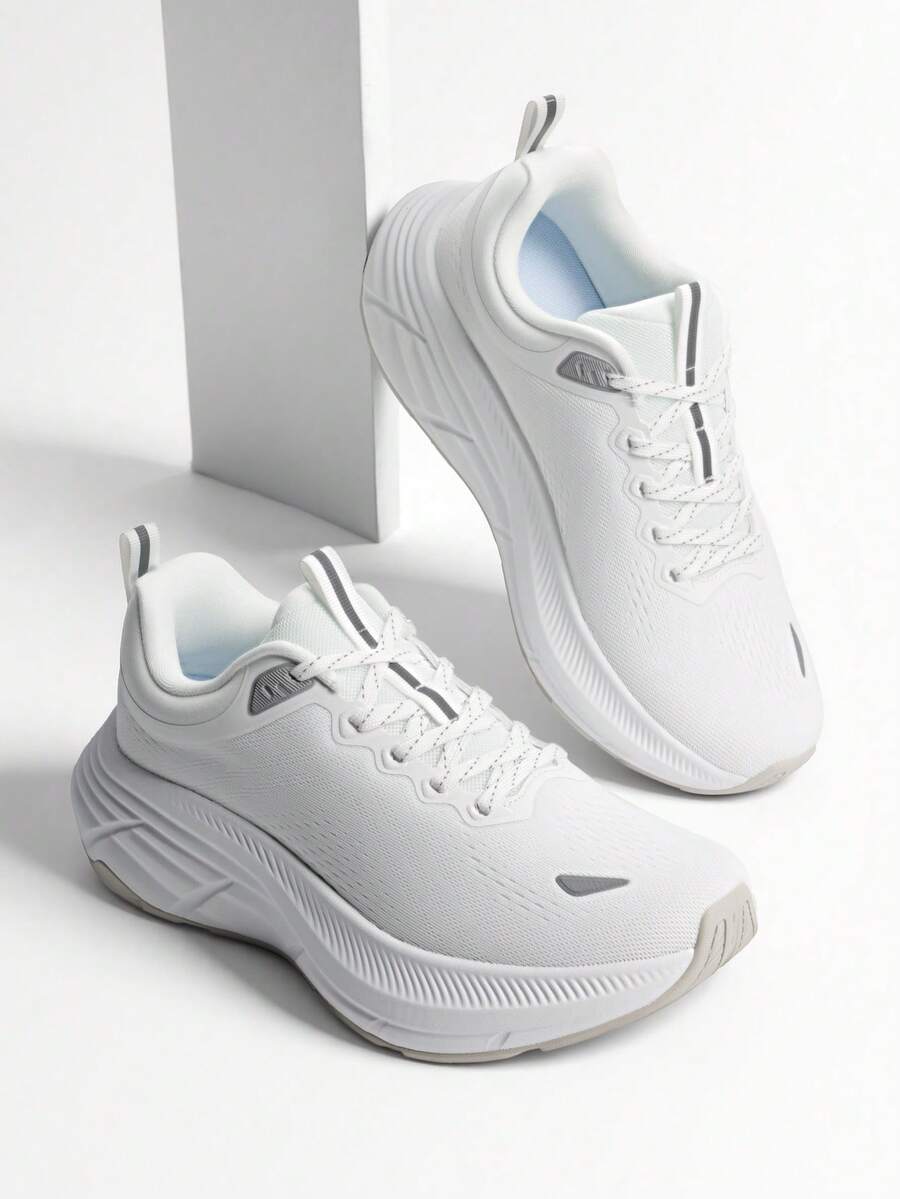 Men's ActiveBreeze Running, Walking, And Tennis Shoes - Comfortable Cushioned Sneakers For Gym Workouts And Jogging White - trắng - Xem 1