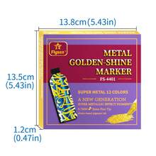 12/18 Colors Vibrant Color Acrylic Paint Markers - Metallic Sparkle Art Glitter Pens For Versatile Crafting On Scrapbook, Black Paper, Rock, Ceramic, Glass, Wood, Fabric, Canvas, Mugs, And Christmas Crafts Projects - Sets - View 5