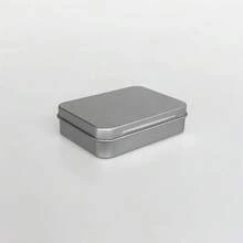 1 hộp đựng thuốc lá bằng kim loại cỡ nhỏ/lớn, nắp kim loại, hộp đựng thuốc lá di động, hai kích cỡ để lựa chọn, hộp đựng kẹp và phụ kiện. - hộp đựng thuốc lá - Xem 8