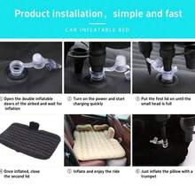 134,9 cm aufblasbare Auto-Luftmatratze, Camping-Matratze, Schlafmatte, Faltbett, tragbare Outdoor-Camping-Matratze, unverzichtbar für Feiertage, Urlaub und Sommerreisen; geeignet für Camping, Faltmatten und Geschenke. - Verschiedenfarbig - Übersicht 11