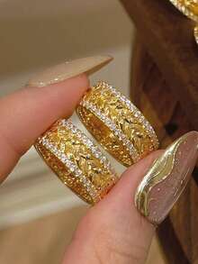 1pc 925 Sterling Silver Elegant Minimalist Wheat Zirconia Ring, Suitable For Women's Daily Wear And Dates, Best Holiday & Birthday Gift, Exquisite Jewelry - Wheat Ear Ring - View 1