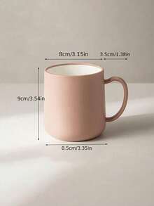 1个个性化咖啡杯，可定制姓名陶瓷杯，380毫升/12盎司塑料杯，个性化周年纪念礼物，送给家人、女性、男性的独特礼物，节日、情人节、斋月礼物，防霉，可重复使用，现代可爱设计 - 多色 - 查看 11