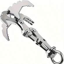 1个户外可折叠不锈钢求生钩 - 登山徒步钩，露营可折叠虎爪刀 - 彩色 - 查看 1