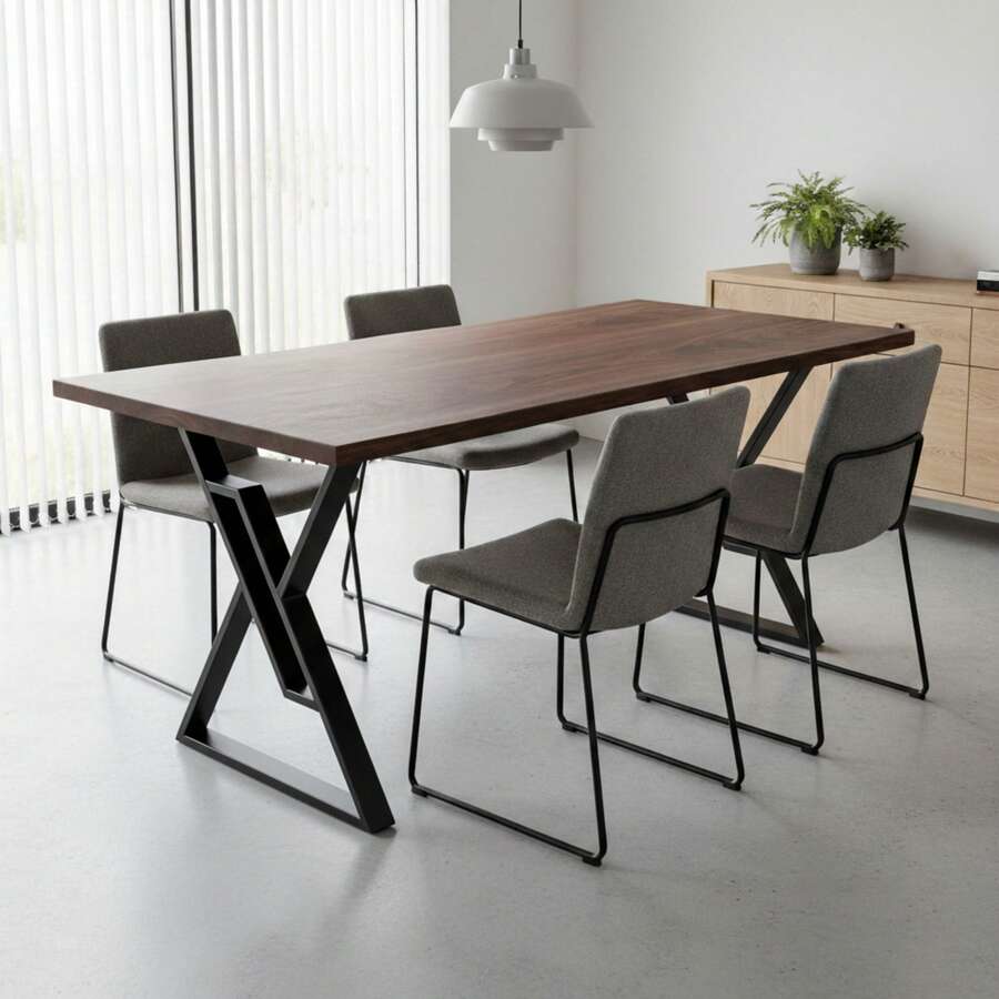 Loja da Isa Tokyo Table Base For Wooden Tabletops Up To 1.80m X 0.90m - màu đen - Xem 1