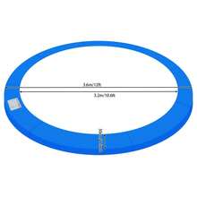 LYNICESHOP Trampoline Pad Replacement, Trampoline Safety Pad, Spring Cover For 8ft Round Trampoline With Waterproof Foam Padding, Universal Trampoline Accessories Holiday Gift (US Stock) Faster Delivery - Blue - View 11