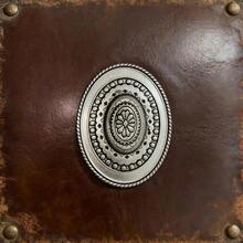 Pastel ovalado de plata