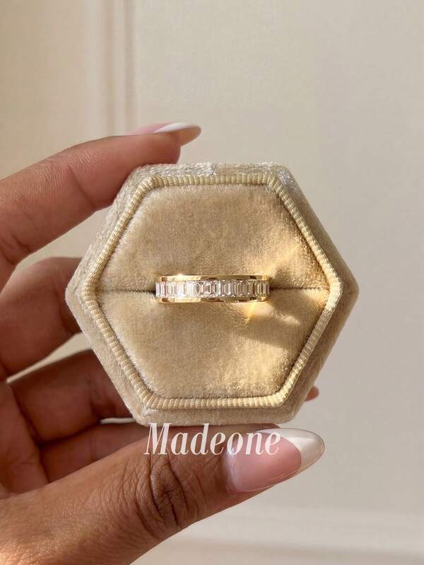 Stylever 1pc 925 Sterling Silver Geometric Ring, Inlaid With Shiny Zirconia, Suitable For Women's Daily Matching, Also Can Be Used As Party Accessories, High-Quality Ladies' Ring, Exquisite Jewelry Gift.