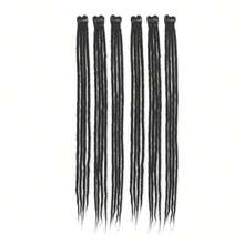6 lọn tóc nối kiểu dreadlock kẹp, dài 24 inch, chất liệu tổng hợp, mềm mại, làm thủ công, dành cho nữ. - Nhiều màu - Xem 14