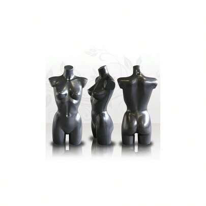 High Quality Grey Female Mannequin Torso Body Form Display Bust