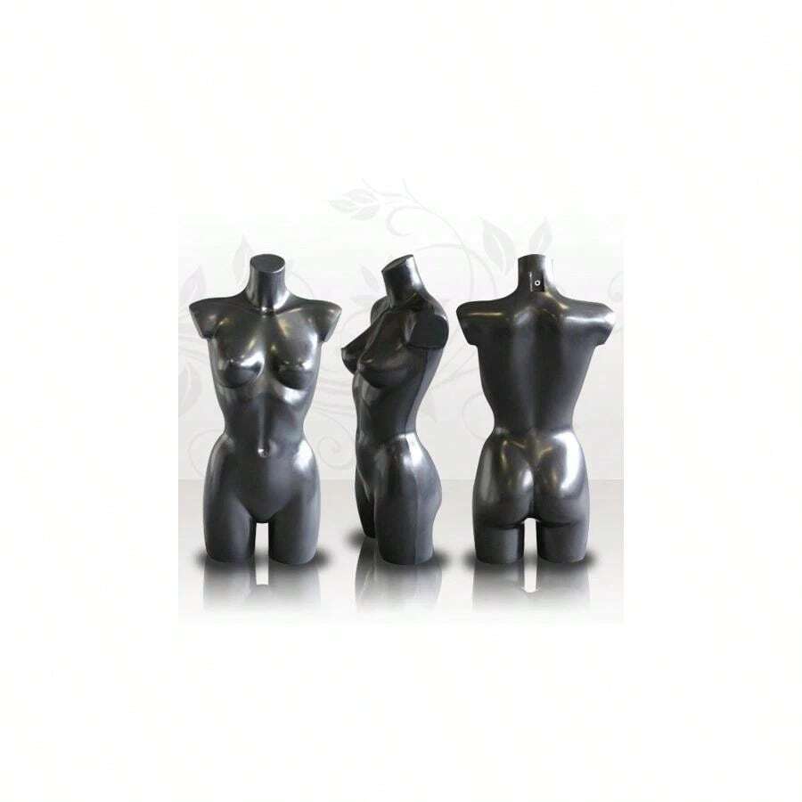 High Quality Grey Female Mannequin Torso Body Form Display Bust - Multicolor - View 1