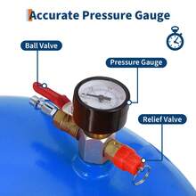 Oil Drain Tank - Blue - View 2