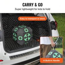 Archery Target, 15"X15" All-Side Shotting Archery Arrow Target, Outdoor Portable Archery Target With Carry Handle, Easy Arrow Removal, Great Visibility, Lightweight, Easy To Transport, Black - Black - View 4
