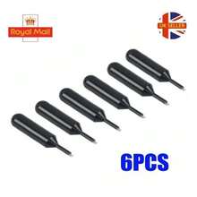 6 Pcs Identity Theft Protection Roller Stamp Ink Set, Data Defender Ink Refills - Black - View 1