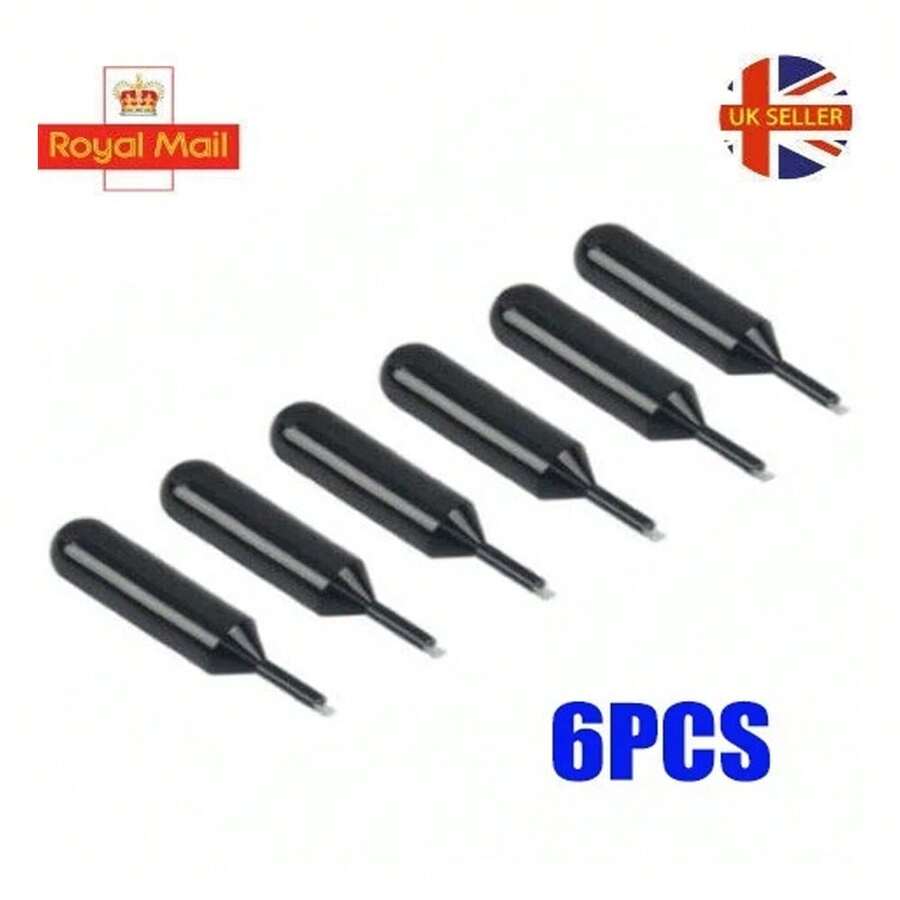 6 Pcs Identity Theft Protection Roller Stamp Ink Set, Data Defender Ink Refills - Black - View 1