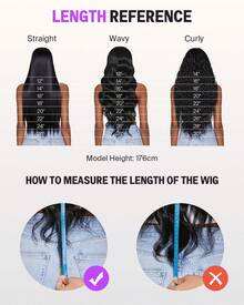 MEGALOOK Fashion Straight Long Hair Natural Looking Human Lace Wig - SNatural - View 10