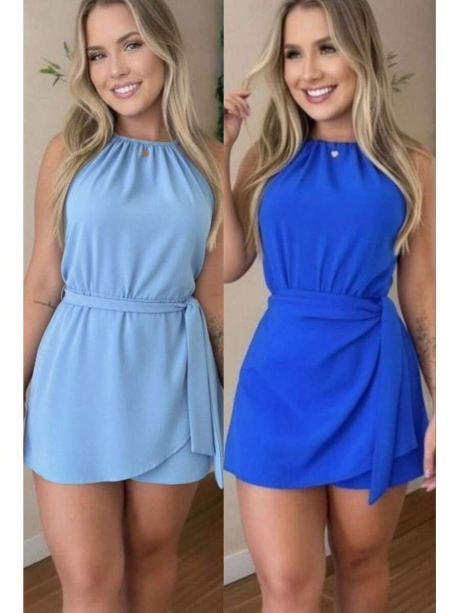 Women's Summer Fashion Jumpsuit Set - Duna - 99 - 查看 1