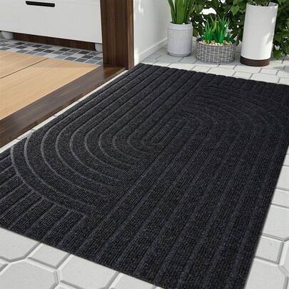 EDIMENS Fußmatte maschinenwaschbar 40x60cm 60x90 cm | Schmutzfangmatte mit Anti-Rutsch-Rücken für Innen & Außen | Saugstark, Flach & Langlebig für Haustür, Küche, Eingang
