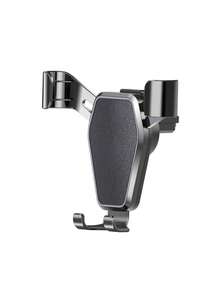 Black Car Air Vent Phone Holder, Multifunctional Car Navigation Bracket, Car Phone Mount Gravity Car Holder - Multicolor - View 5