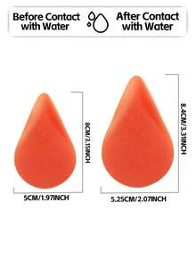 2026新款6色不规则双头美妆蛋，6/12/18/24个套装，不吸水美妆蛋，适用于BB霜、粉底、遮瑕膏，专业化妆师及新手适用，日常通勤补妆工具 - 彩色 - 查看 2