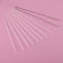 8 - Pack Straws IceFlow 2.0 Flip Tumbler 30oz Only Fit IceFlow Flip Straw Lid BPA - Drink Straws With 2 Cleaning Brushes, IceFlow 2.0 Accessories Parts - Dành cho bình 30oz lật ngược 2.0 - Xem 7