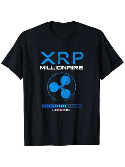 Cryptocurrency MiLLioNaiRe HoDL Loading Ripple Token T-shirt