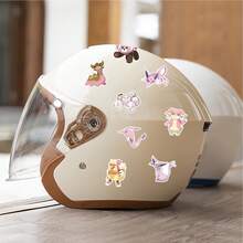 pokemon 50张防水粉色宝可梦乙烯基贴纸 - 可爱卡通图案，适用于笔记本、水瓶、滑板、头盔、剪贴簿等。 - 單件 - 查看 4