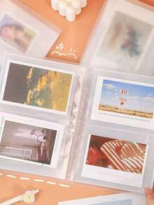 Frosted Mini File Folder Storage Album Book,Plastic Document Organizer For Office School (20 Pages/20 Slots/Book) - Storage Booklet (20 Slots) - View 1