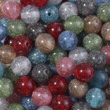 20 piezas de cuentas de galaxia de 12 mm súper brillantes, cuentas estelares brillantes para hacer joyas y decoraciones del Día de San Valentín, adecuadas para collares, pulseras, encantos de bolso, correas de teléfono - Cielo estrellado brillante - Ver 3