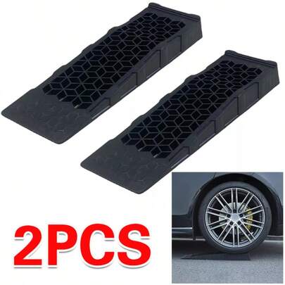 2pcs  Low Level Rise Car Ramps 3 Ton Sports Classic Car Storage Motor Lightweight