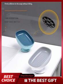 Double-Deck Soap Dish, Tidy Storage, Quick Drainage - Multicolor - View 3