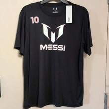 MESSIs Collection- Logo Graphic Short Sleeve Tee- Black Pink - Size LRG- NWOT - màu đen - Xem 6