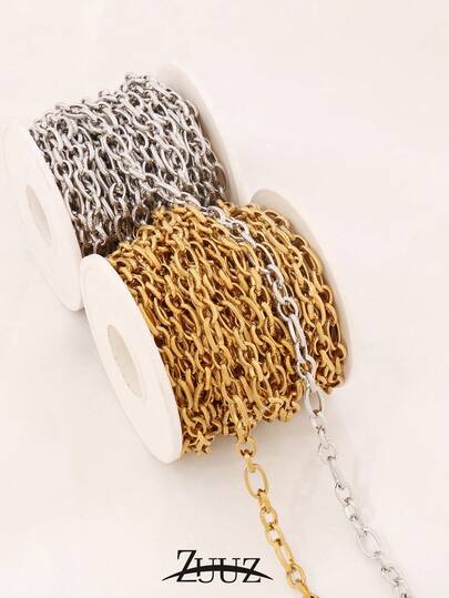 1Meters Stainless Steel Wide Chain DIY Jewelry For Handmade Necklaces Bracelet Anklet Jewelry Making Accessorie