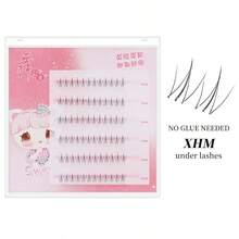 6排免胶自然款假睫毛，72簇单根睫毛，柔软下睫毛，可DIY个性化打造 - C - 查看 6