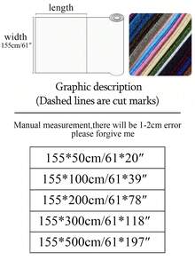 1pc Metallic Thread Fabric, Knitted Elastic Glitter Tulle, Suitable For Wedding, Party Dress, Stage Design, DIY - Multicolor - View 3
