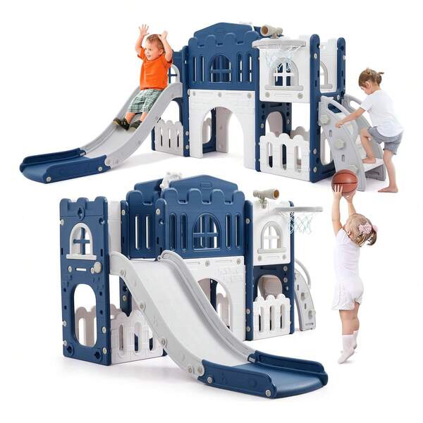 TendenciaJuego Tobogán Resbaladilla Centro Infantil Escalador 9 En 1Calidad premium