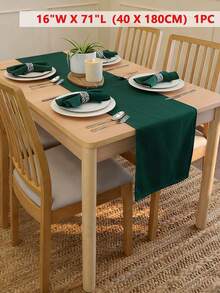 1/50 Stücke Tischläufer im Landhausstil, waschbar und wiederverwendbar, geeignet für Wohnzimmer, Esszimmer, Küche, Zuhause, Feste und Zusammenkünfte - Verschiedenfarbig - Übersicht 20