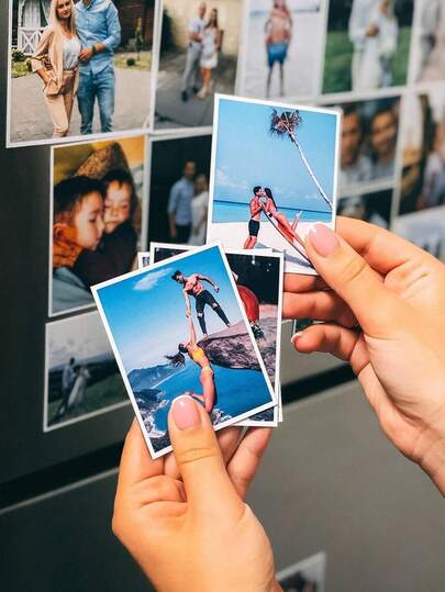 Personalized Photo Printing - Customized Mini Camera Photos, Customized Anniversary And Valentine's Day Gifts, Ideal For Capturing Pet Photos, Perfect As Holiday Gifts, Suitable For Birthday, Digital And Mobile Photos