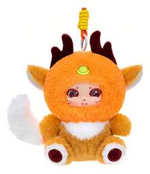 TendenciaPeluche Ninos Juguete Colgantes Llaveros De Peluche Para Bebes 15cm Muñeca Azul RegalosCalidad premium - Naranja - Ver 13