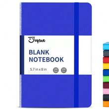 Blank Journal Notebook, A5, 160 Pages 100 Gsm Thick Sketch Books Hardcover Journal For Writing, 5.7 Inches X 8 Inches Notebooks For Work (Navy) - Navy - View 1