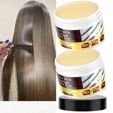 Nourishing And Caring For Hair Mask, Relieving Dryness, Frizz, And Lasting Smoothness - yellow hair mask - 查看 1