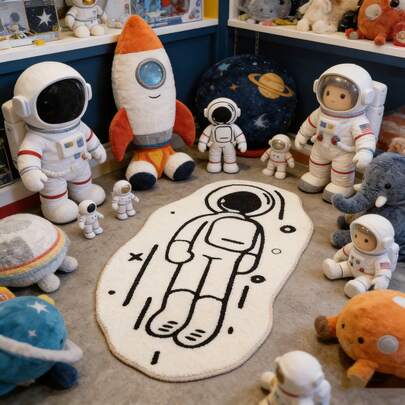 1pc Cartoon Decorative Rug, Featuring 3D Sunflower Design With Butterfly Accents, Vibrant And Playful Style, Suitable For Home Decor, Parent-Child Interactive Area; Textured Floral Petals Enhance Tactile And Visual Depth, Unique Design, Interesting Color Scheme, Bright Hues Align With Popular Aesthetics, Combining Decorative And Interactive Functions For Home Decor