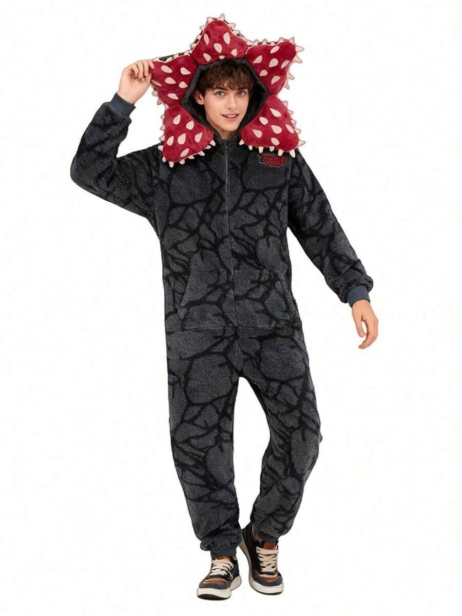 Cosplay Clothing - Coral Fleece Carnivorous Flower - View 1