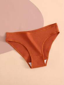 5-Pack Of Women's Ribbed, Breathable, And Comfortable Underwear For Home And Sports. - 1pcs - 查看 6