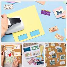 1.5 Inch (38mm) Rectangle Hole Punch Tool, Everyday Fashion Rectangle Shape DIY Portable, Suitable For Paper Art, Card Making, Scrapbooking, Student Use - 1.5 Inch 38mm Rectangle Paper Hole Puncher - View 5